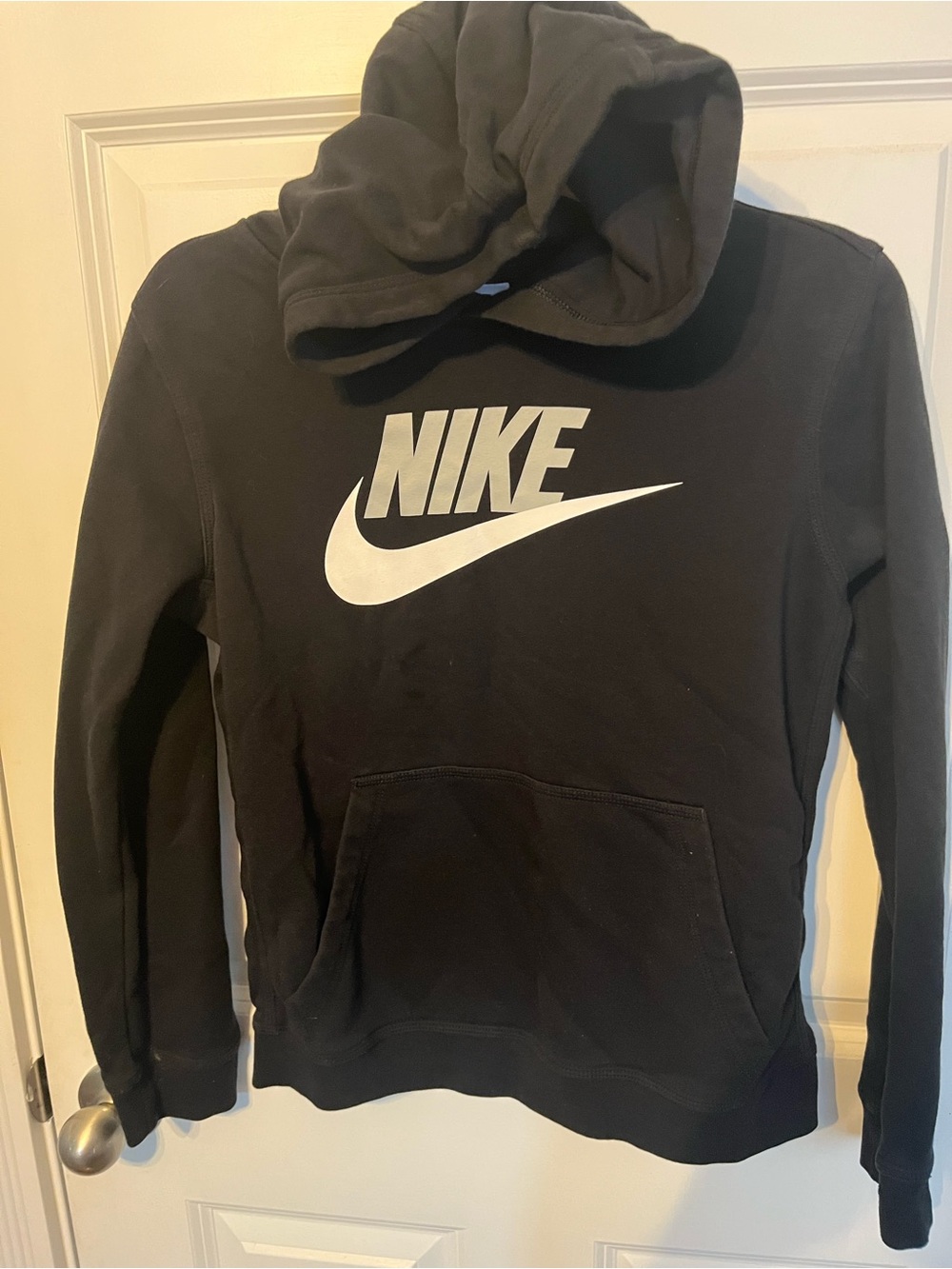 Nike Black Pullover with White Swoosh Tag